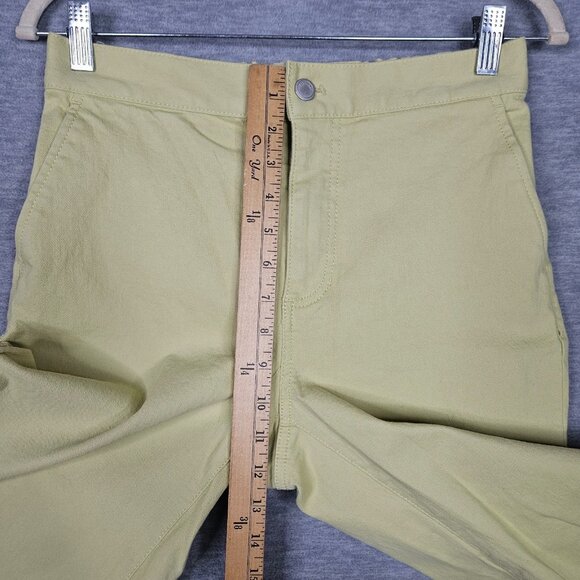 Oak + Fort Women's Yellow Straight High-Rise Denim Jeans Sz M - Picture 10 of 11